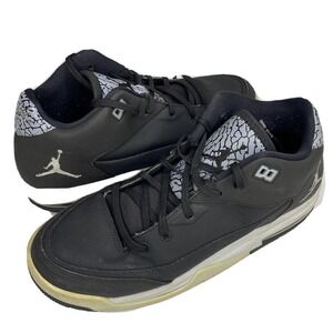 Nike AIR JORDAN FLIGHT ORIGIN 3 Boys Size 7Y Gray Black 820246-020